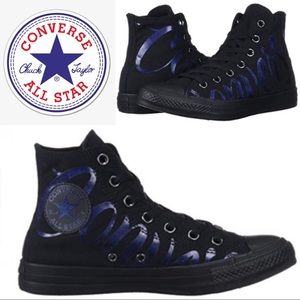 🆕⭐️ Chuck Taylor AS Logo Print Hi Top Trainer BLK